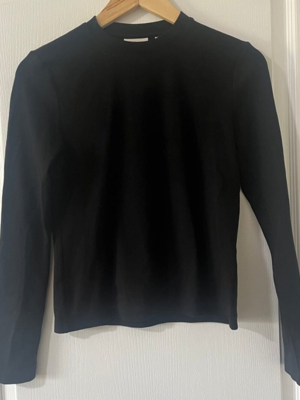 Calvin Klein Women's Black Long Sleeve Shirt Performance T Size Small